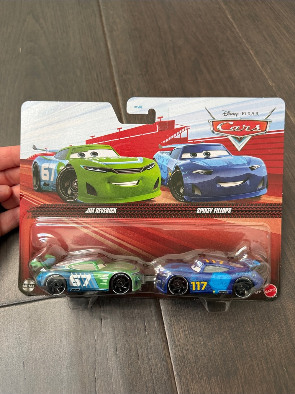 Disney Cars Jim Reverick & Spikey Fillups die cast 2 pack NIP